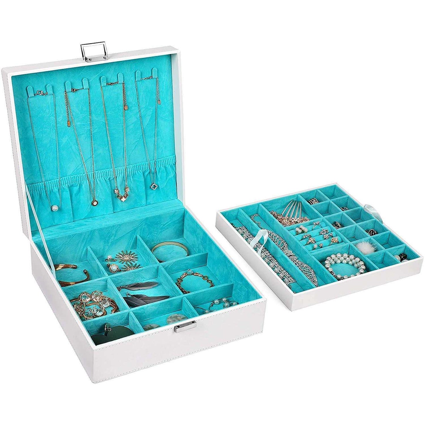 Boîte à bijoux de luxe de Nancy - Organisateur de bijoux - Boîte de rangement de bijoux