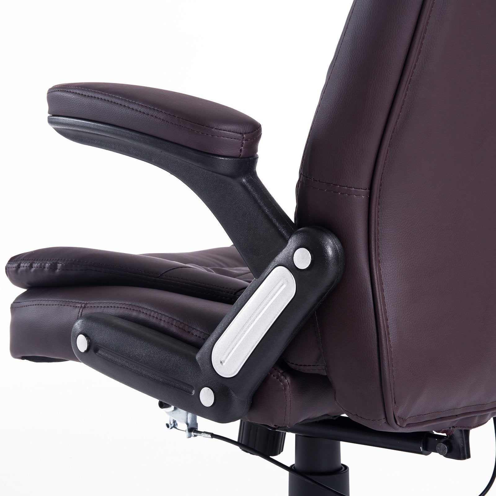 Nancy's Central City Office Chair - Massage and Heating Function - Brown - 62 x 68 x 111 - 121 cm