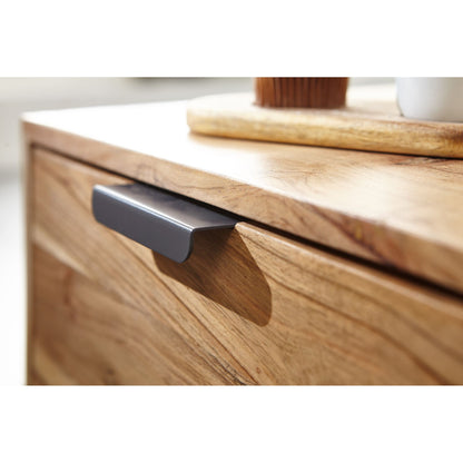 Nancy's Americus Salontafel - Massief Hout - Acacia - Opbergruimte - Tafel - 95 x 45 - Bruin