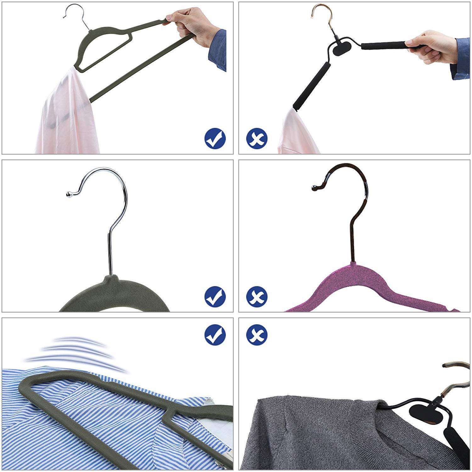 Nancy's Kledinghanger - 20 Stuks - Antislip