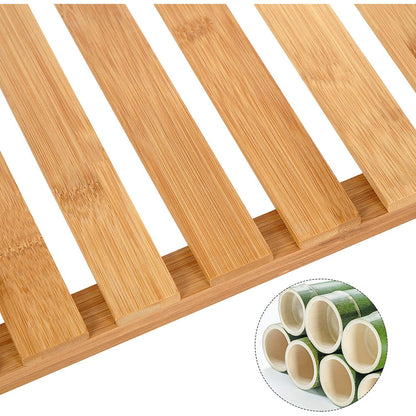 Nancy's Bathroom Rack Bamboo - Support de rangement à 3 couches