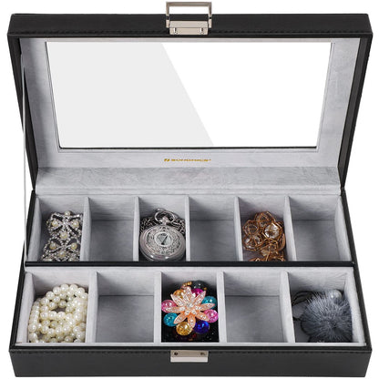 Nancy's Watch Box - Boîtier de montre - Rangement de montres - Boîte de rangement pour 11 montres