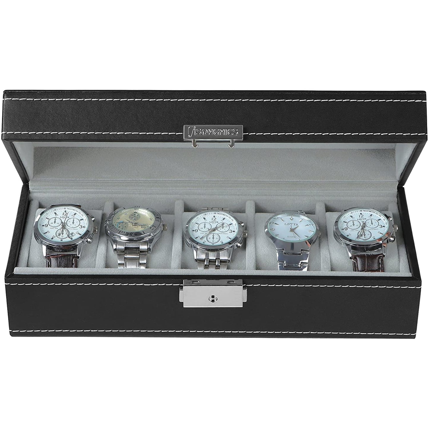 Nancy's Watch Box 5 Pièces - Boîtier de montre - Rangement de montres - Boîte de rangement