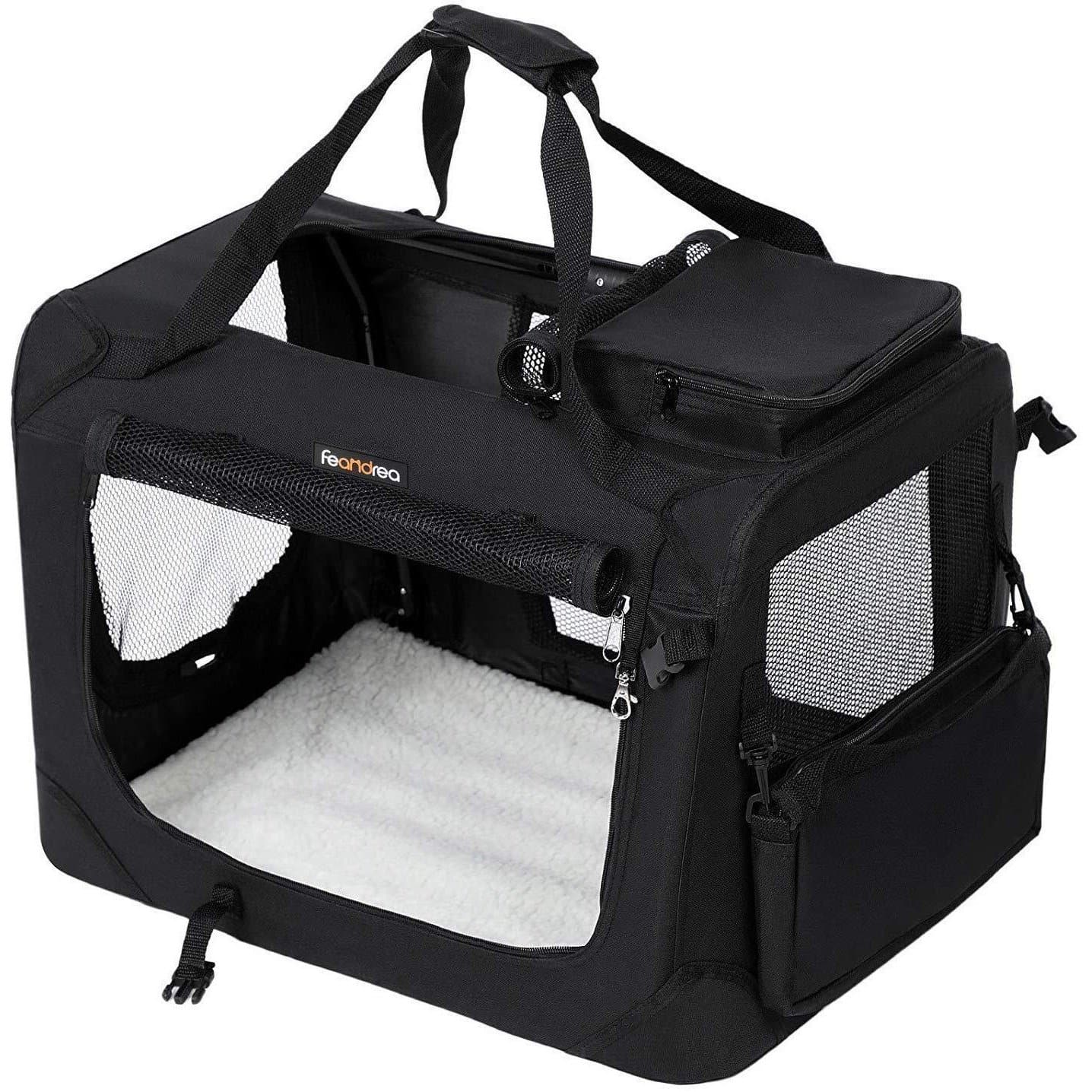 Nancy's Carrier Bag for Animals - Dog Bag - Travel Bag for Dogs - Dog Box - Carrier Bag for Cats - 60 x 40 x 40 cm