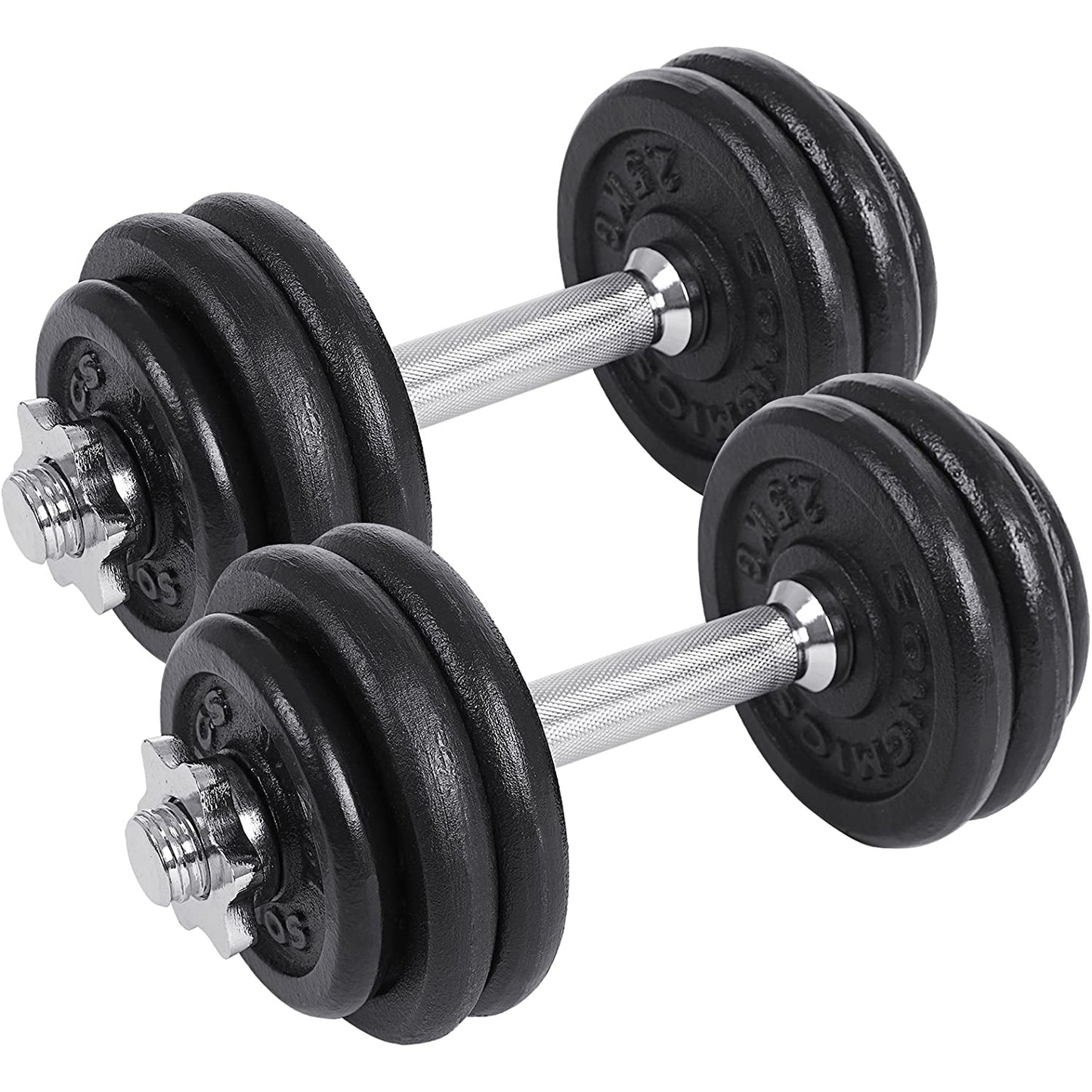 Nancy's Cameron Gietijzeren Dumbbellset 30 kg - Halterset 2x15 kg