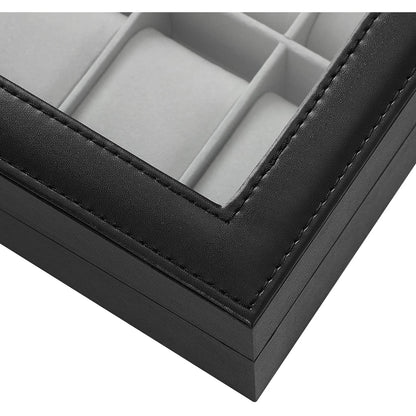 Nancy's Watch Box - Boîtier de montre - Rangement de montres - Boîte de rangement pour 12 montres