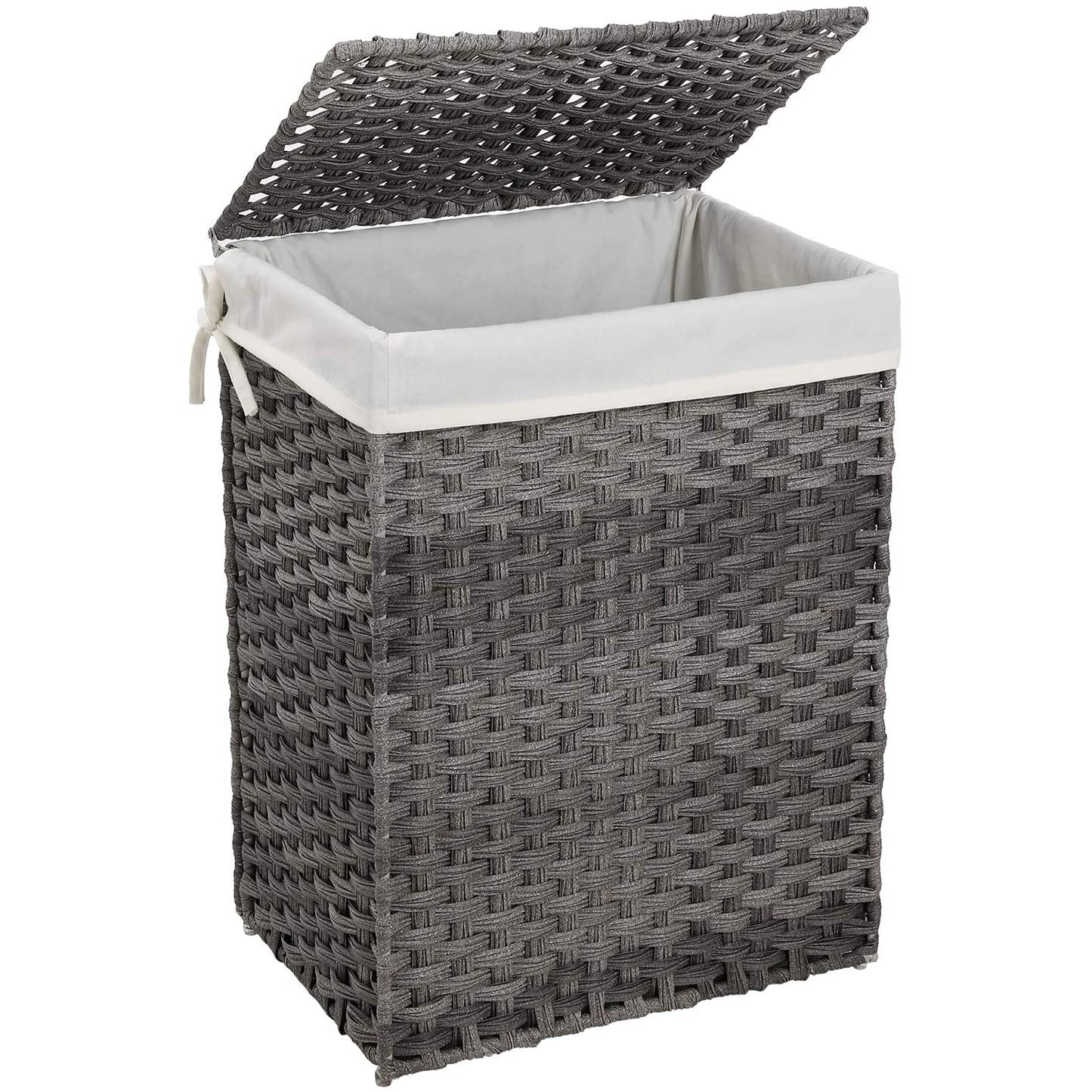 Nancy's Caxias Wasmand - Wasbox - Grijs - Rotan - 90 Liter