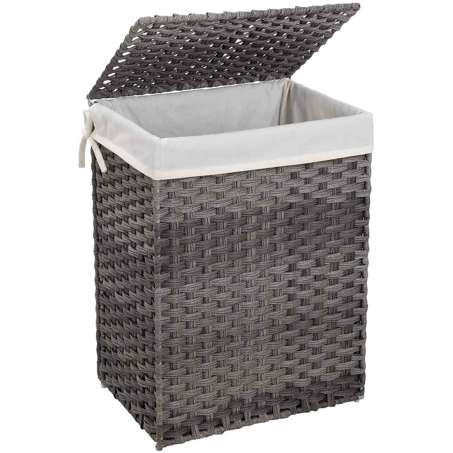 Nancy's Caxias Wasmand - Wasbox - Grijs - Rotan - 90 Liter
