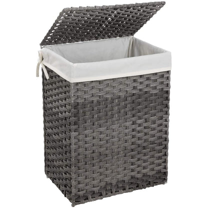 Nancy's Caxias Wasmand - Wasbox - Grijs - Rotan - 90 Liter