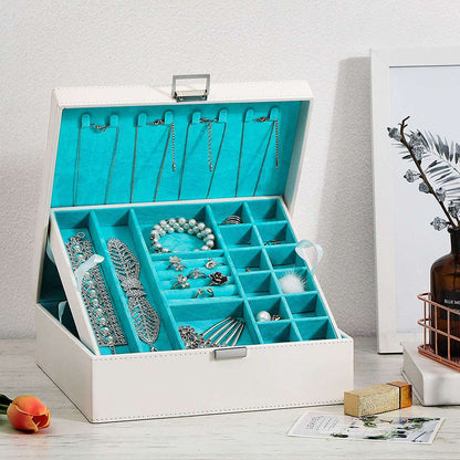 Boîte à bijoux de luxe de Nancy - Organisateur de bijoux - Boîte de rangement de bijoux