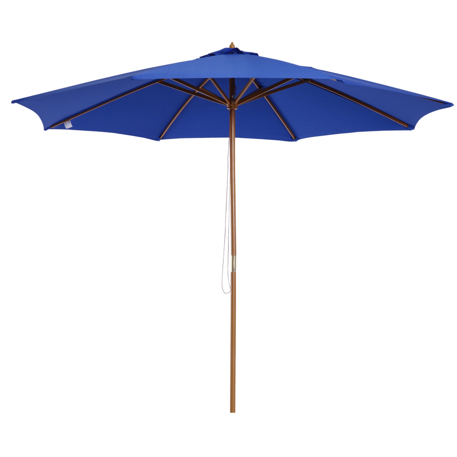 Parasol Murrieta de Nancy - Parasol de balcon - Protection solaire - Abat-jour - Bleu - Hydrofuge - Ajustable - Ø 300 cm