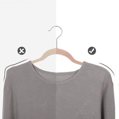 Nancy's Fluwelen Kledinghangers - Set Van 30 - Kleerhangers - Pakken - Hemden - Jassen - 360 Draaibaar - Roze