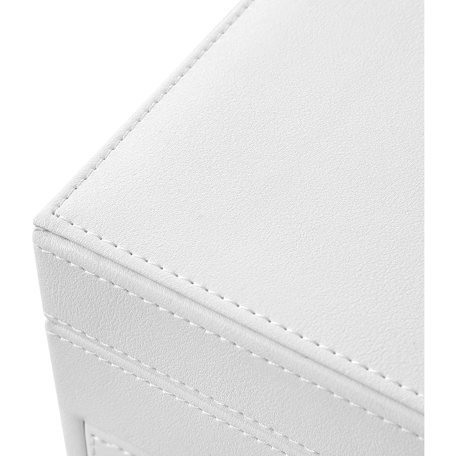 Nancy's Malveira Sieradendoos - Sieraden Organizer - Juwelendoos - Met Spiegel - Wit - Fluweel