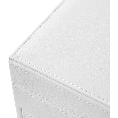 Nancy's Malveira Sieradendoos - Sieraden Organizer - Juwelendoos - Met Spiegel - Wit - Fluweel