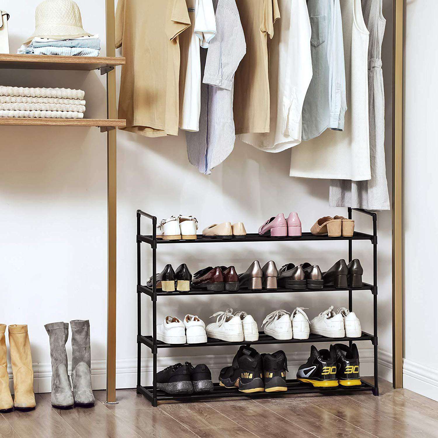 Nancy's Shoe Rack - Shoe Cabinets - For 25 Pairs of Shoes - Shoe Racks - 92 x 30 x 93 cm