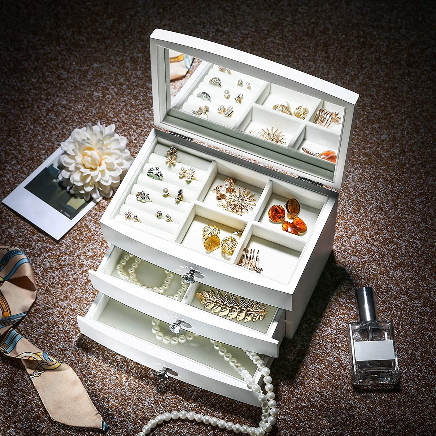 Boîte à bijoux de Nancy - Boîte à bijoux - Rangement de bijoux -