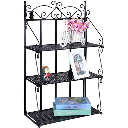 Nancy's Opklapbare Wandkast - Elegante Boekenkast - Wandrek