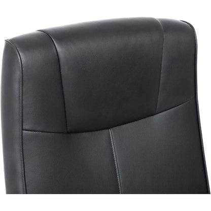 Nancy's Hamilton Heights Luxe Zwarte Bureaustoel - Ergonomische Bureaustoelen - Bureaustoelen Voor Volwassenen