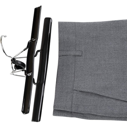 Nancy's Broekhanger set van 10 - Kledinghangers - Broek Hangers - Zwart