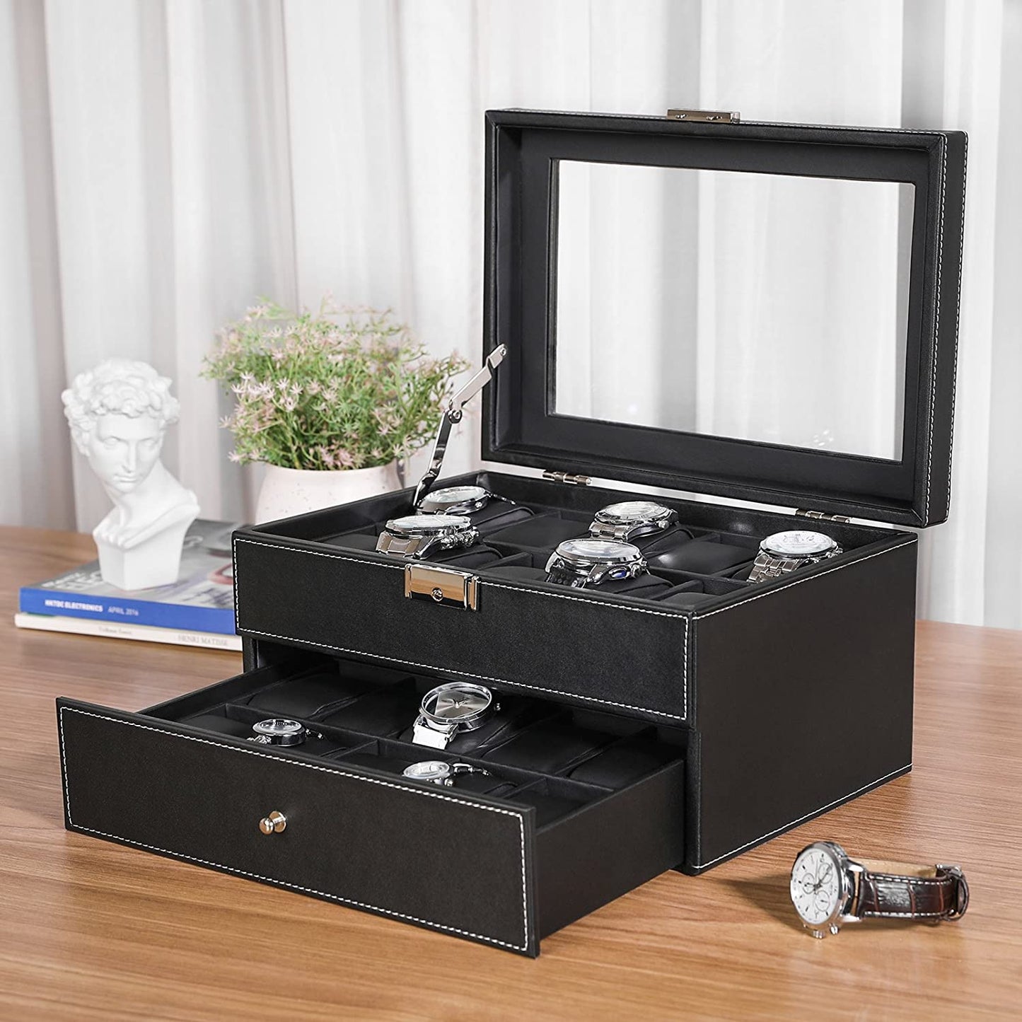 Nancy's Watch Box - Coffret à Montres - Boîte de Rangement Montres - 20 Pièces