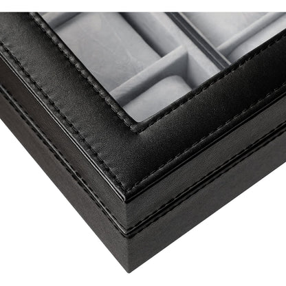 Nancy's Watch Box - Boîtier de montre - Rangement de montres - Boîte de rangement pour 11 montres