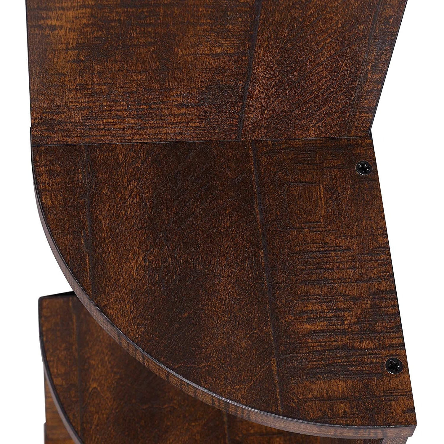Nancy's Campden Boekenplank - Hoekplank - Wandplank - Zwart - Spaanplaat - ± 20 x 20 x 130 cm