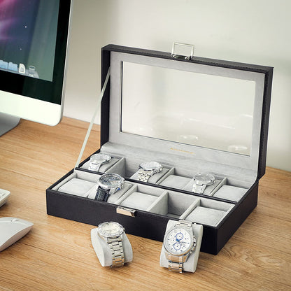 Nancy's Watch Box - Boîtier de montre - Rangement de montres - Boîte de rangement pour 11 montres