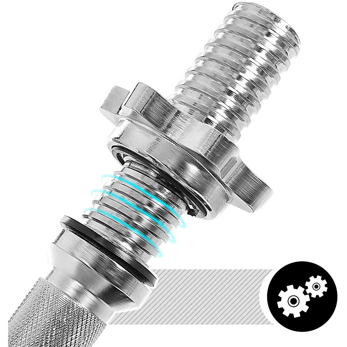 Nancy's Fultons Halterset - Gewichten - Dumbbell Set - Halterschijven - Zwart - 2 x 20 KG