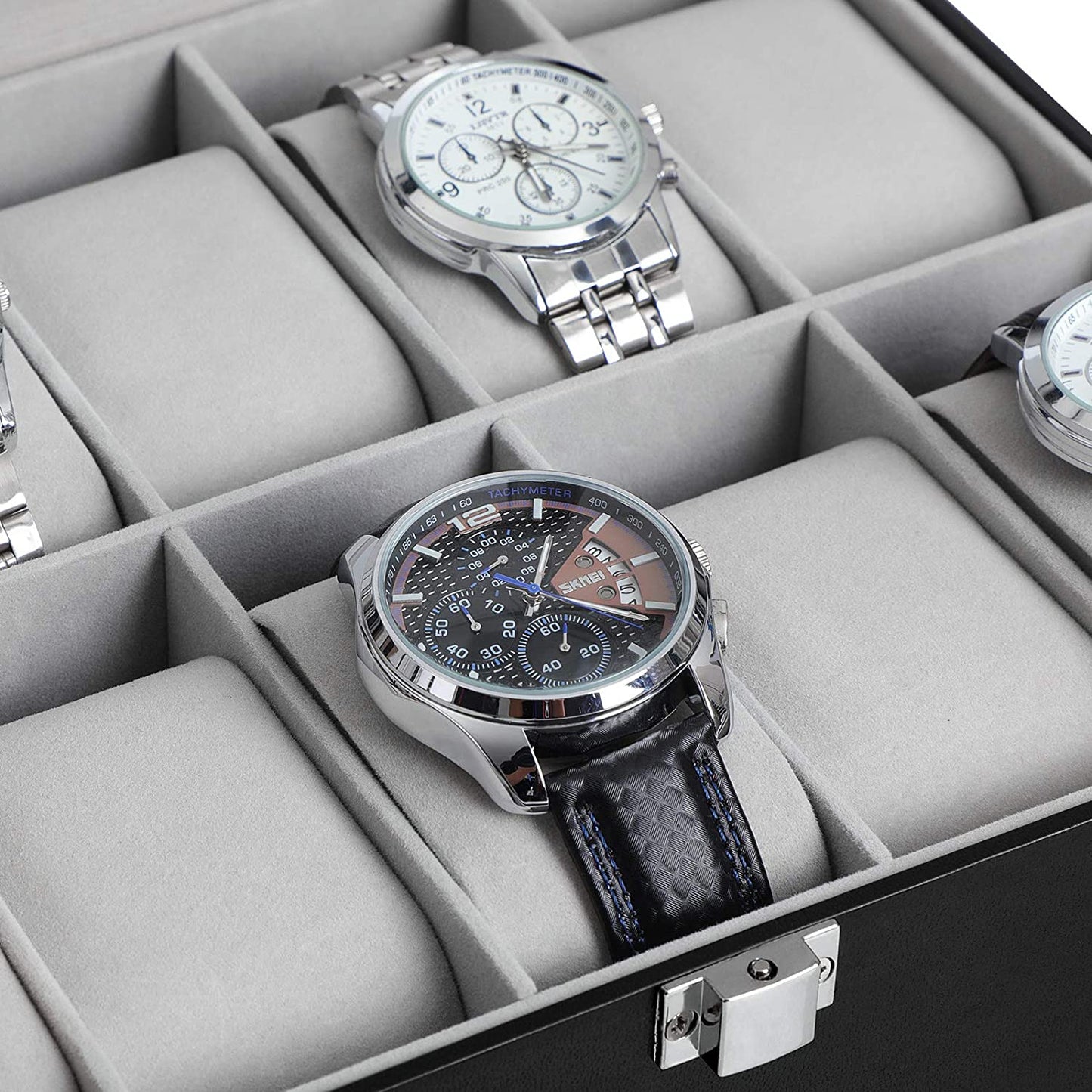 Nancy's Watch Box - Boîtier de montre - Rangement de montres - Boîte de rangement pour 10 montres