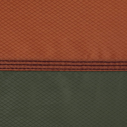 Nancy's Fortescue Hangmat - Twee Personen - Nylon - Legergroen - Oranje - Zak - Lichtgewicht - 275 x 140 cm
