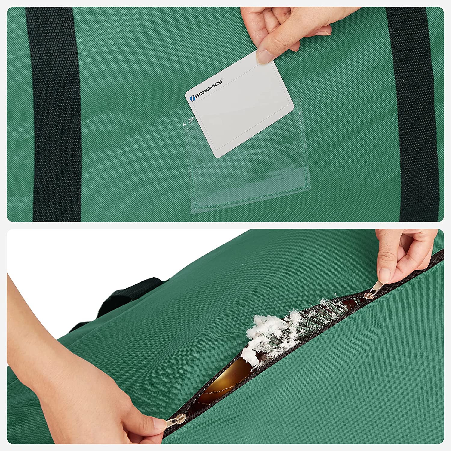 Nancy's Wampsville Opbergtas voor Kerstboom - Draagtas - Waterdicht - Groen - voor Bomen tot 160 cm