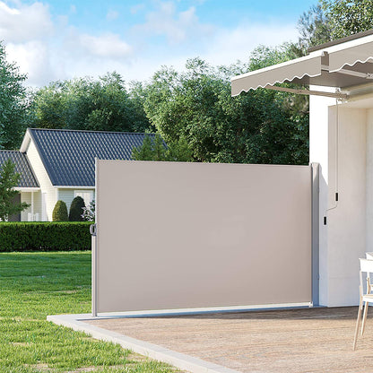 Nancy's Frogmore Privacyscherm - Zijfluifel - Zonwering - Balkon - Terras - Tuin - Taupé - 180 x 300 cm