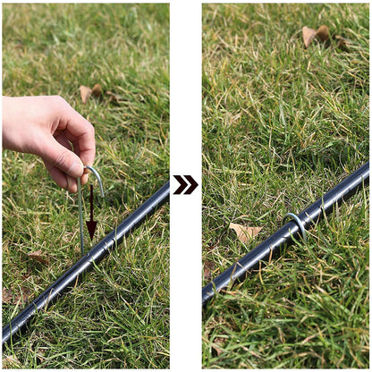 Nancy's Fullarton Badmintonnet - Tennisnet - Hoogte Verstelbaar - Ijzer Frame - Transporttas - Blauw - Zwart - Geel