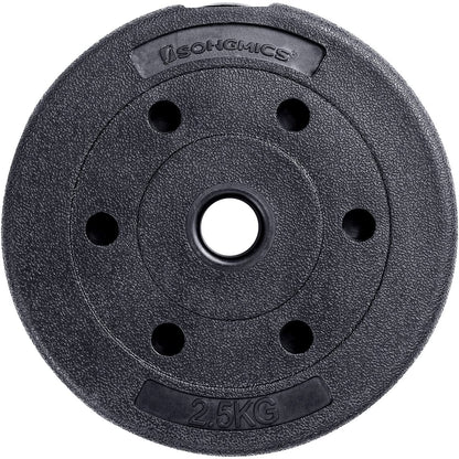 Nancy's Fuller Halterset - Dumbells Set - Halterstang - 16 Schrijven - Zwart