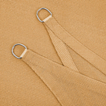 Nancy's Pooler Zonnezeil - Zonwering - Scheurvast - Weerbestendig - UV-Bescherming - Luchtdoorlatend - Overkapping - Kunststof - Zand-Geel - 3 x 3 m