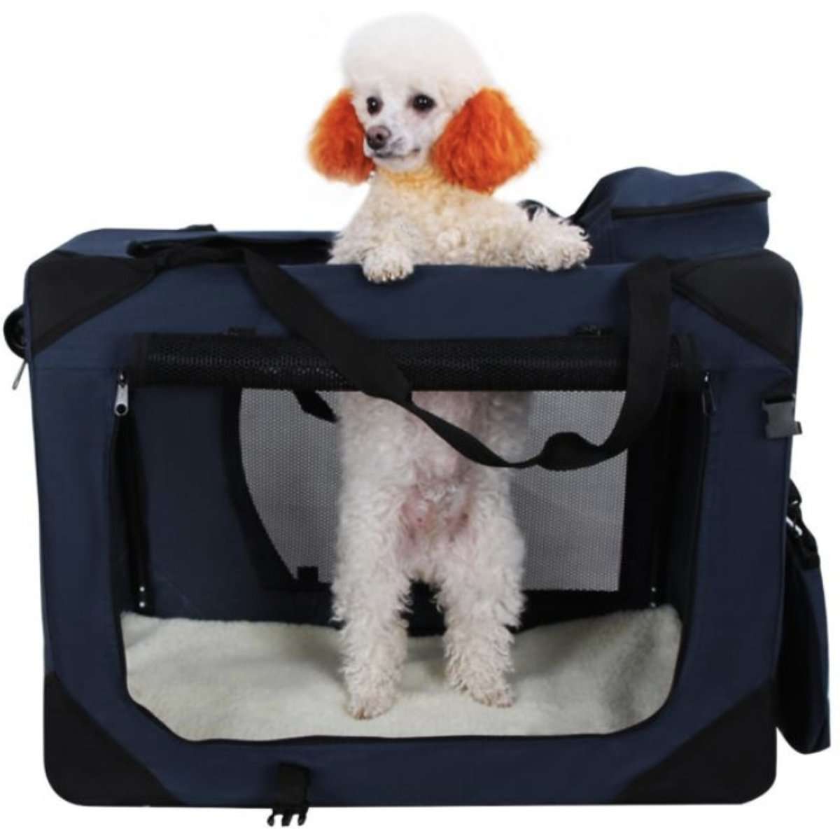 Nancy's Dog Bag - Sac de transport - Sac de voyage pour animaux - Dog Box - Bleu