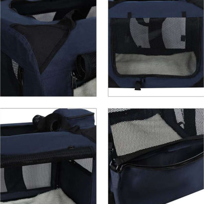 Nancy's Dog Bag - Sac de transport - Sac de voyage pour animaux - Dog Box - Bleu