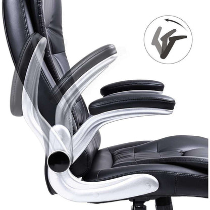 Nancy's Unionport Luxe Bureaustoel - Zwarte Ergonomische Bureaustoelen - Bureaustoelen Voor Volwassenen