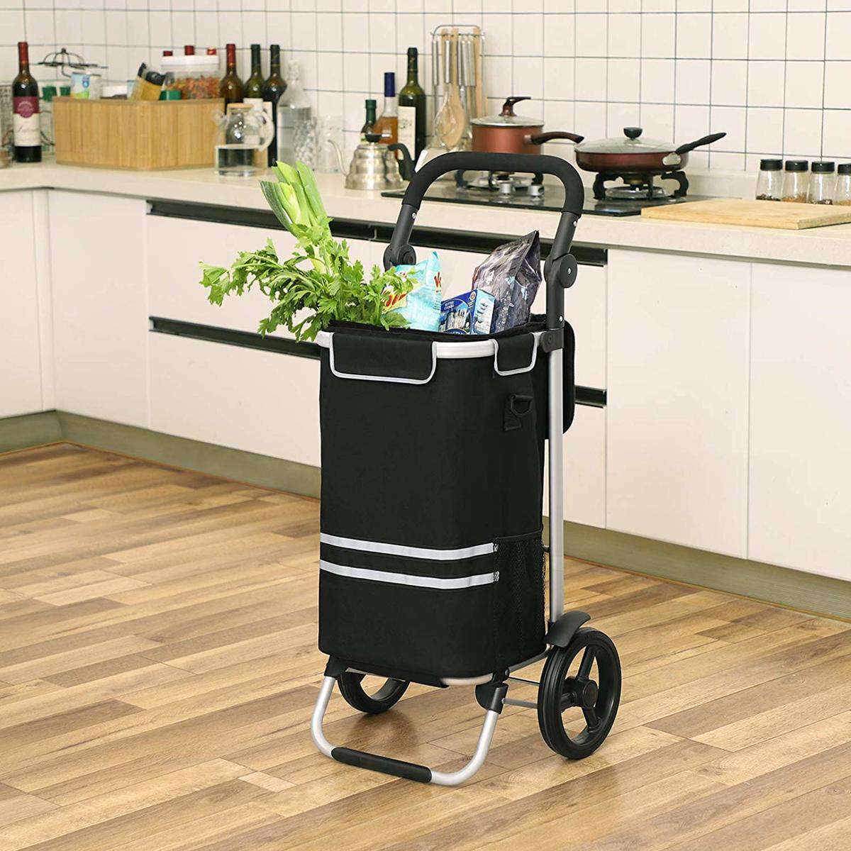 Nancy's Foldable Shopping Trolley - Shopping Trolleys with Wheels - Shopping Cart with Cooling