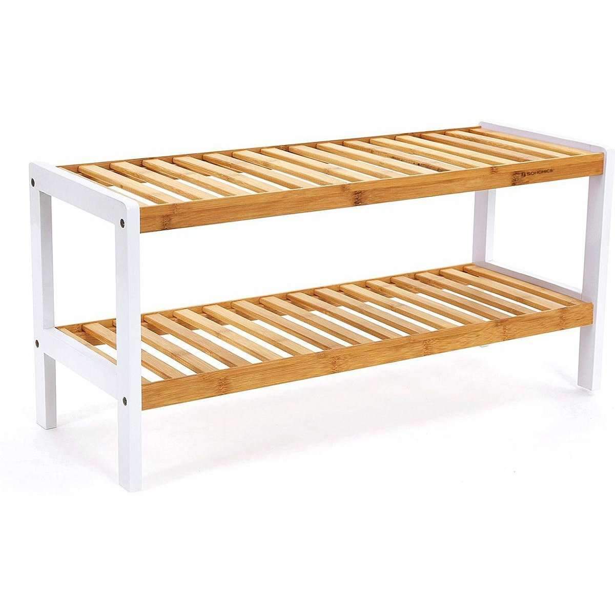Nancy's Laranjeiro Schoenenrek - Schoenenkast - Opbergrek - Bamboe - ± 70 x 25 x 30 cm