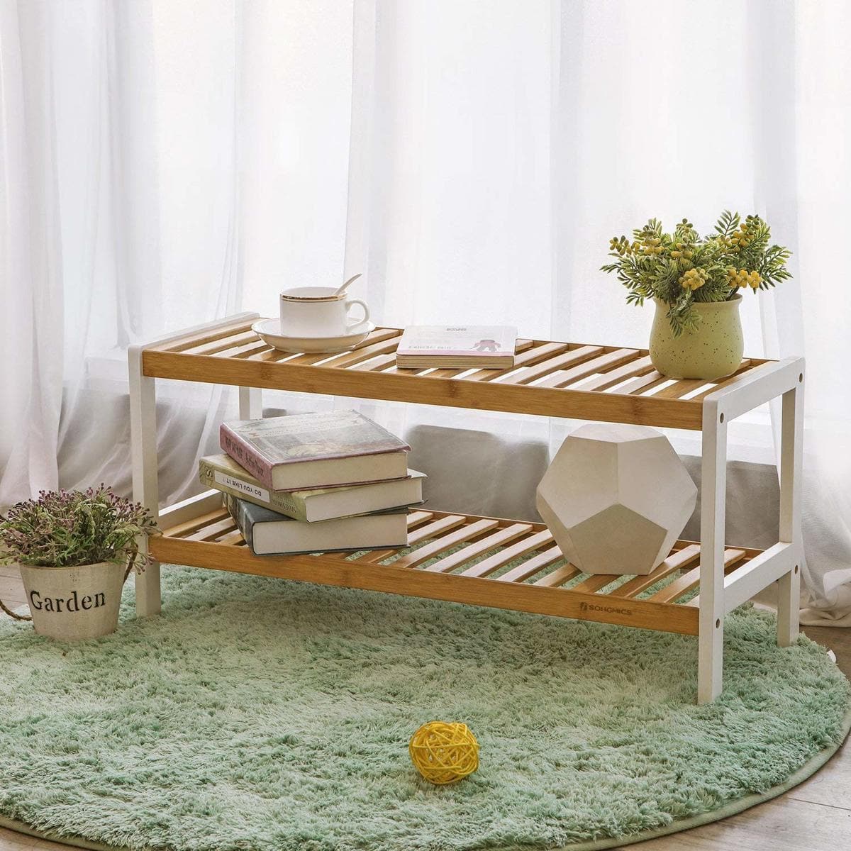 Nancy's Laranjeiro Schoenenrek - Schoenenkast - Opbergrek - Bamboe - ± 70 x 25 x 30 cm