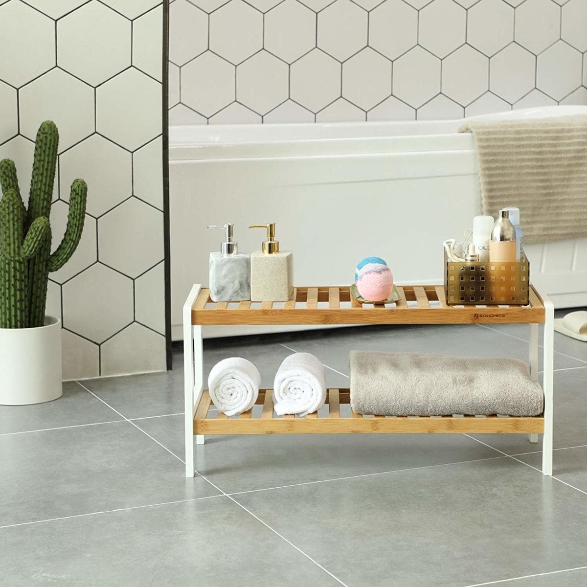 Nancy's Laranjeiro Schoenenrek - Schoenenkast - Opbergrek - Bamboe - ± 70 x 25 x 30 cm