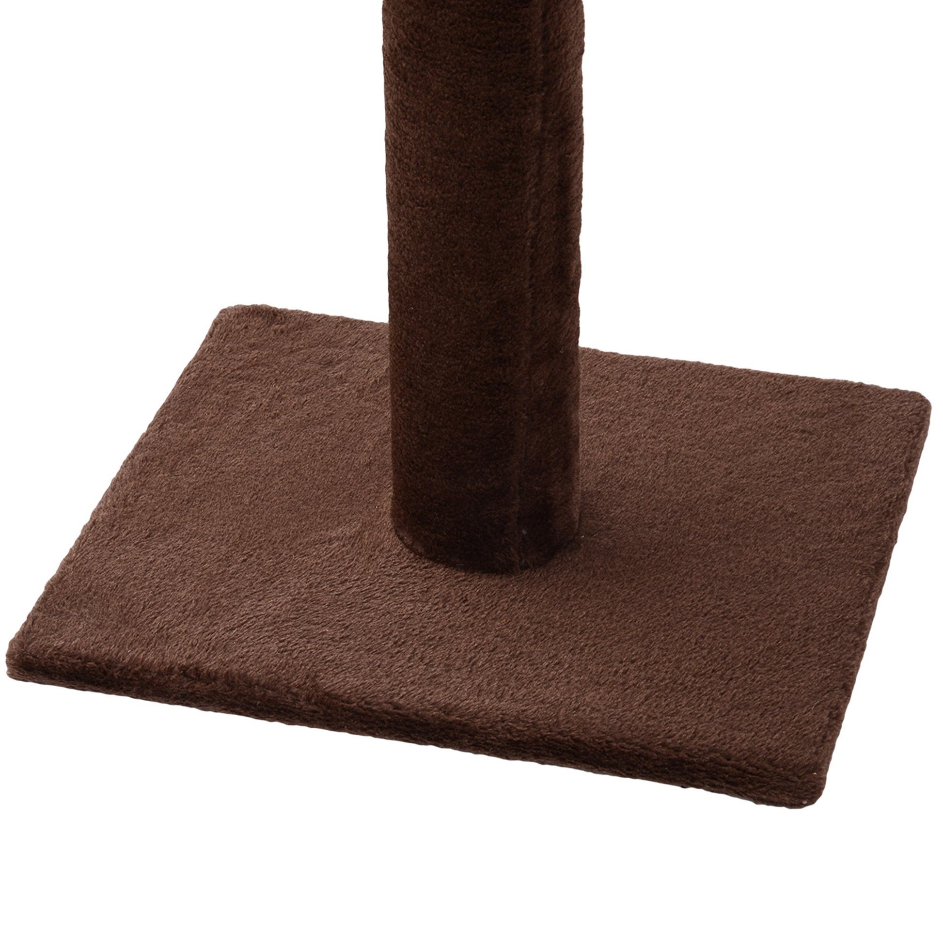 Nancy's Blackfoot Krabpaal - Hoogte Verstelbaar - Spaanplaat - Bruin - 40 x 34 x 230 cm