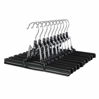 Nancy's Broekhanger set van 10 - Kledinghangers - Broek Hangers - Zwart