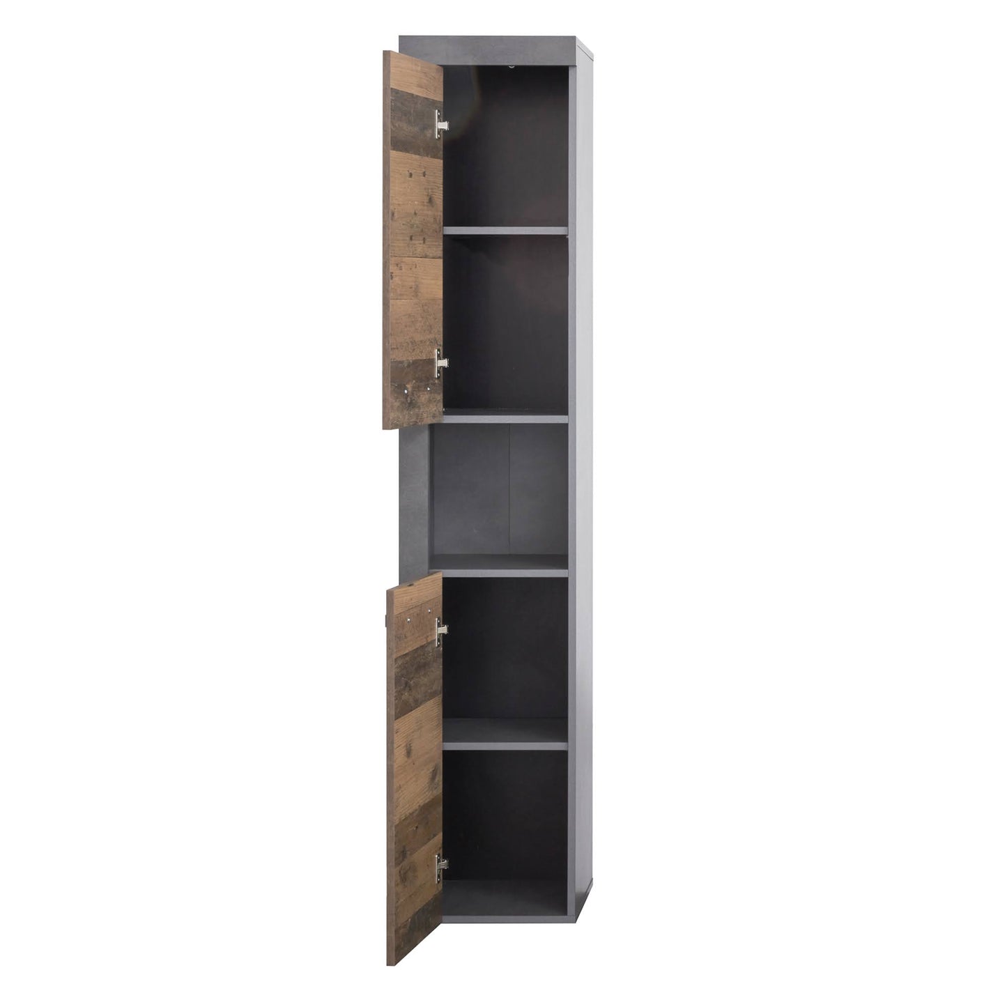 Nancy's Chicalote Bathroom Cabinet - Storage Cabinet - Brown and Gray - 33 x 184 x 31 cm