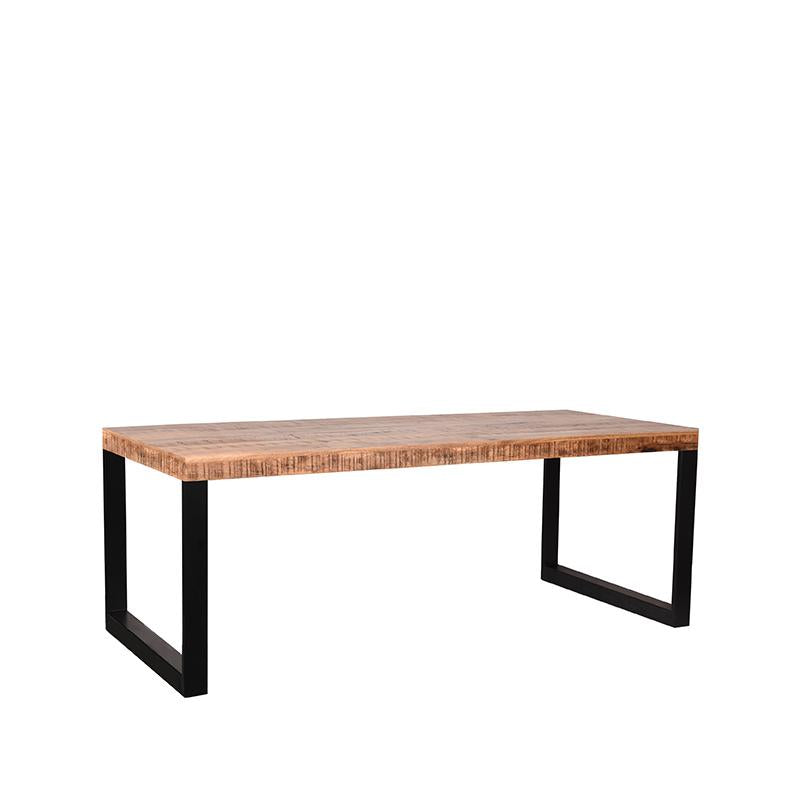 Nancy's Dining room table Glasgow - Dining table - Industrial - Mango wood - Dining room tables - Rough - 220 x 95 x 76 cm