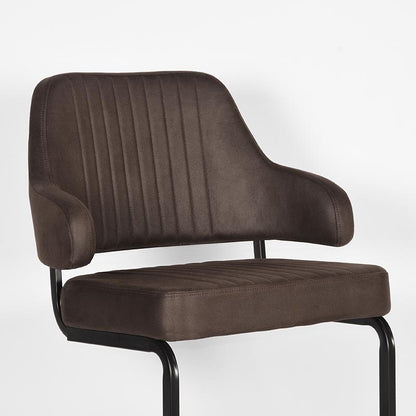 Nancy's Armchair Otta - Chair - Armchairs - Industrial - Microfiber - Anthracite - 67 x 66 x 80 cm