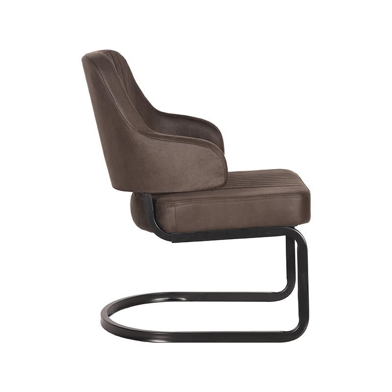 Nancy's Armchair Otta - Chair - Armchairs - Industrial - Microfiber - Anthracite - 67 x 66 x 80 cm