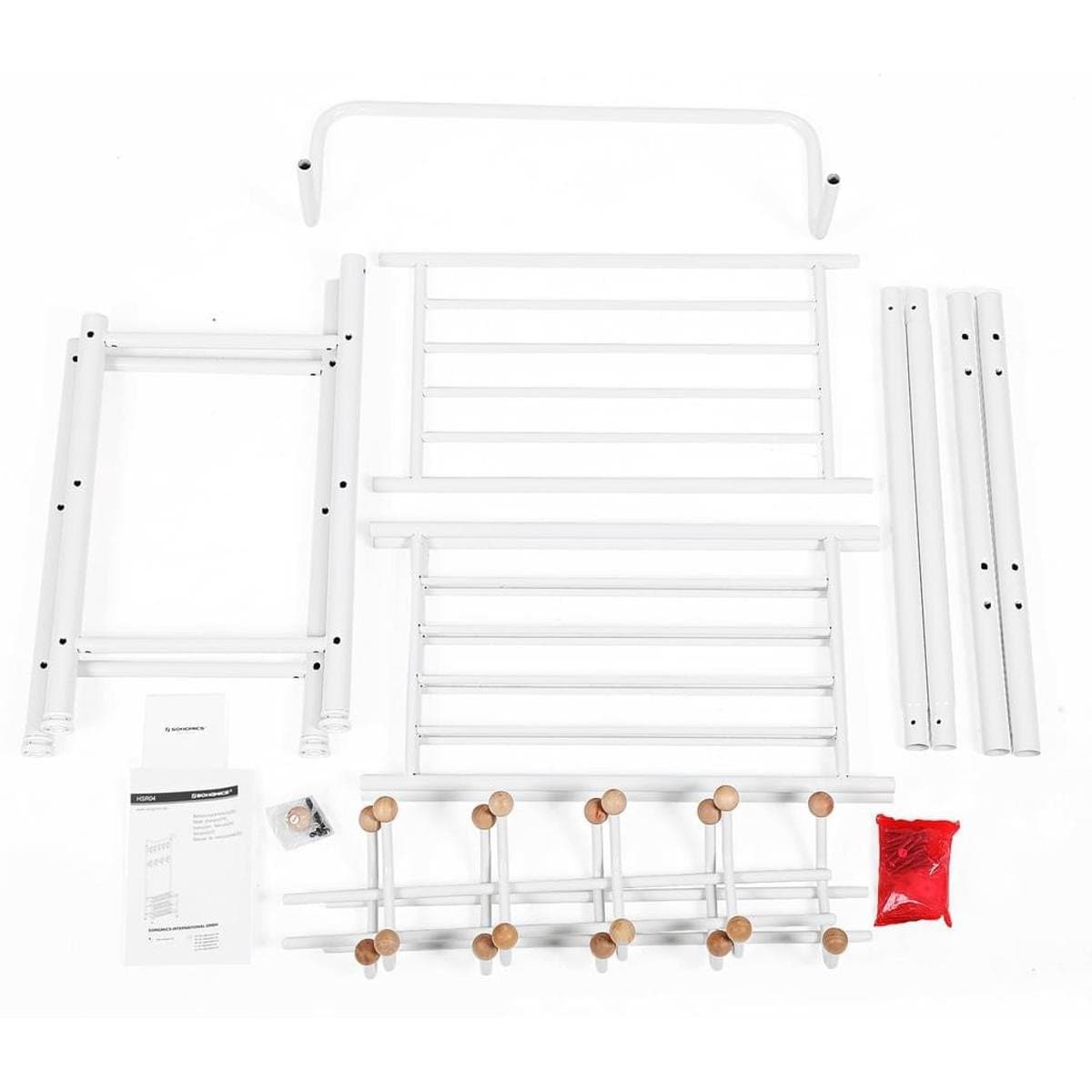 Nancy's Garderoberek Met Kapstok - Garderoberek Met Schoenenrek 187 x 68,8 x 35,2 cm - Halkast - Nancy HomeStore