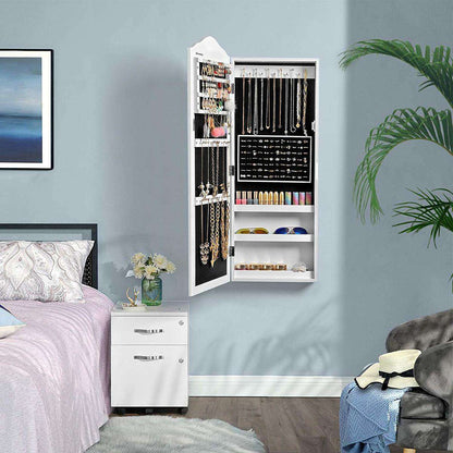 Armoire à bijoux Nancy's Granada Hills avec miroir - Fermeture magnétique - Boîte à bijoux - Rangement pour bijoux